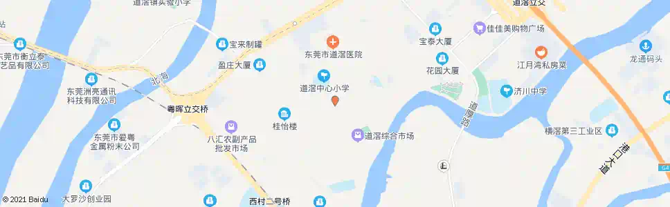 东莞道滘派出所_公交站地图_东莞公交_妙搜公交查询2025