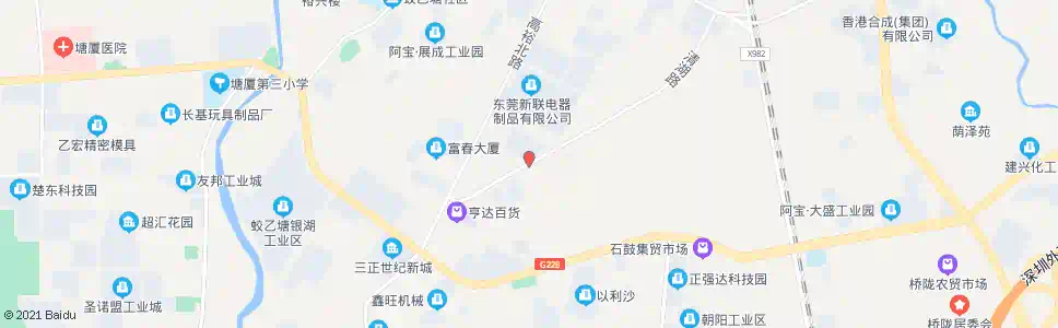 东莞龙田路口_公交站地图_东莞公交_妙搜公交查询2025