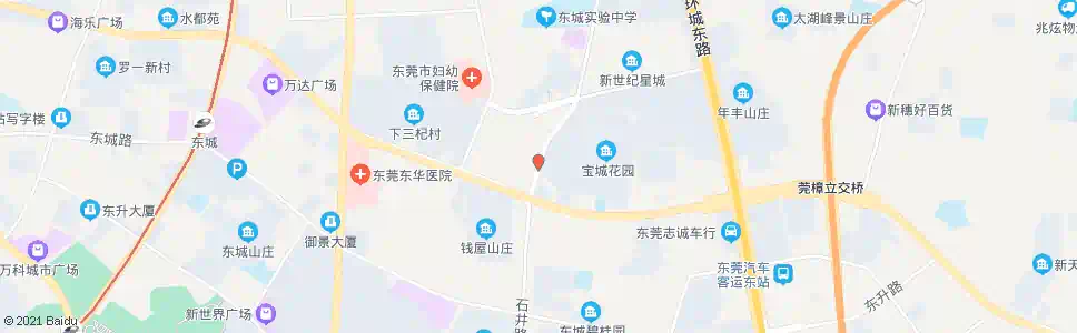 东莞蓢基湖市场_公交站地图_东莞公交_妙搜公交查询2025