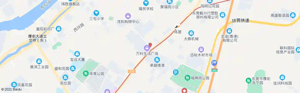东莞莞太路厚道路口(道滘路口)_公交站地图_东莞公交_妙搜公交查询2025