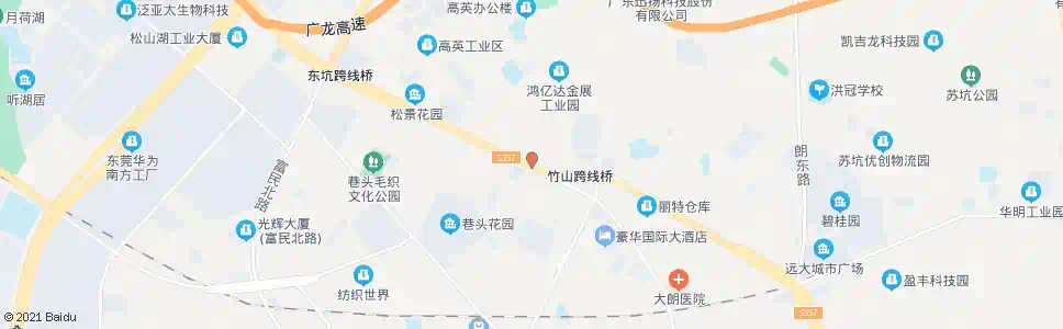 东莞墩皇岭_公交站地图_东莞公交_妙搜公交查询2025