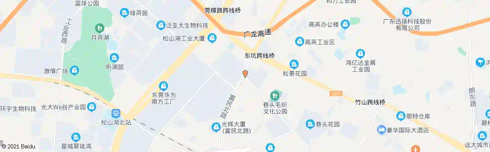 东莞富康路_公交站地图_东莞公交_妙搜公交查询2025