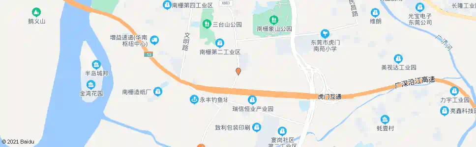 东莞南冲口_公交站地图_东莞公交_妙搜公交查询2025