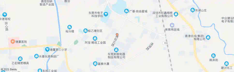 东莞塘厦消防队路口_公交站地图_东莞公交_妙搜公交查询2025