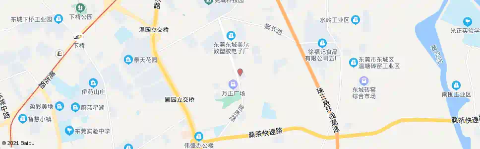 东莞嘉豪购物广场(桑园工业路)_公交站地图_东莞公交_妙搜公交查询2025