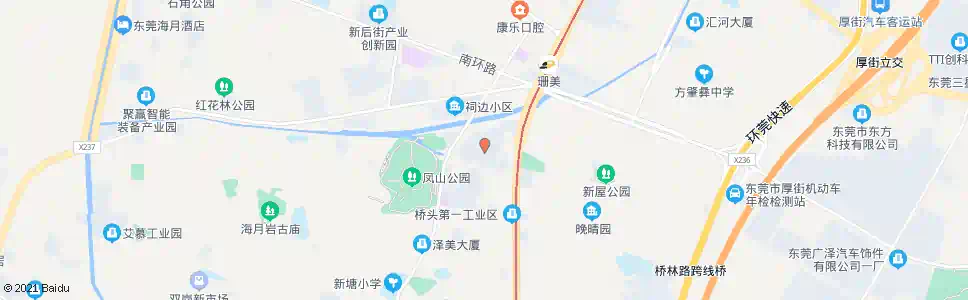 东莞东逸翠苑_公交站地图_东莞公交_妙搜公交查询2025