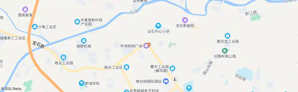 东莞企石宝石酒店_公交站地图_东莞公交_妙搜公交查询2025