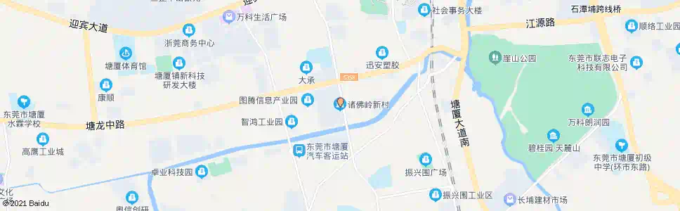 东莞牛轭岭新村_公交站地图_东莞公交_妙搜公交查询2025