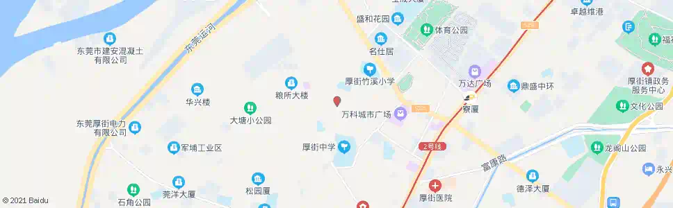 东莞新房路_公交站地图_东莞公交_妙搜公交查询2025