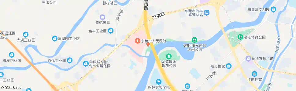 东莞人民医院_公交站地图_东莞公交_妙搜公交查询2025