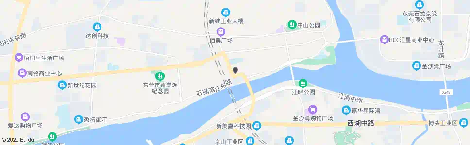 东莞华南花园_公交站地图_东莞公交_妙搜公交查询2025