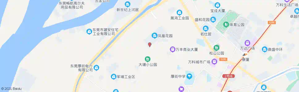 东莞大塘华德里_公交站地图_东莞公交_妙搜公交查询2025