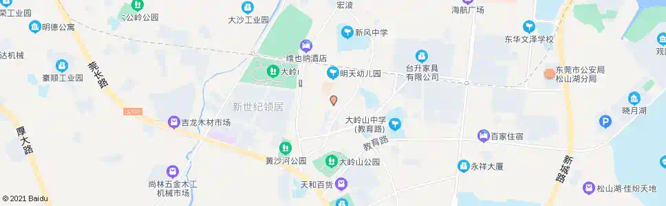 东莞大岭山居委会_公交站地图_东莞公交_妙搜公交查询2025