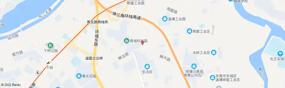 东莞东城科技园_公交站地图_东莞公交_妙搜公交查询2025