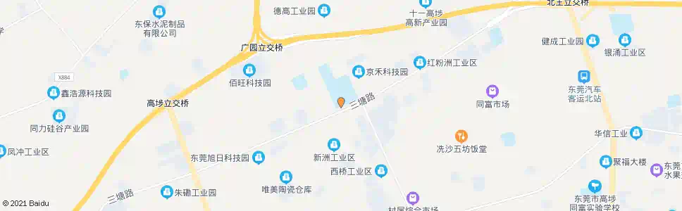 东莞市第五中学_公交站地图_东莞公交_妙搜公交查询2025