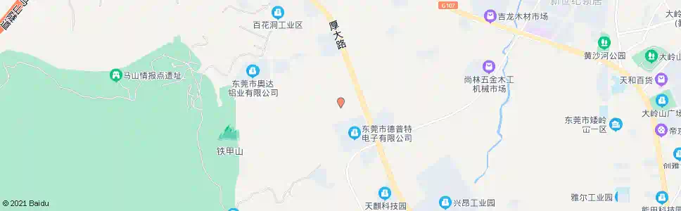 东莞井前二路口_公交站地图_东莞公交_妙搜公交查询2025