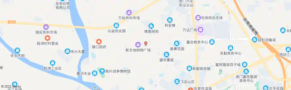 东莞真爱门诊部_公交站地图_东莞公交_妙搜公交查询2025