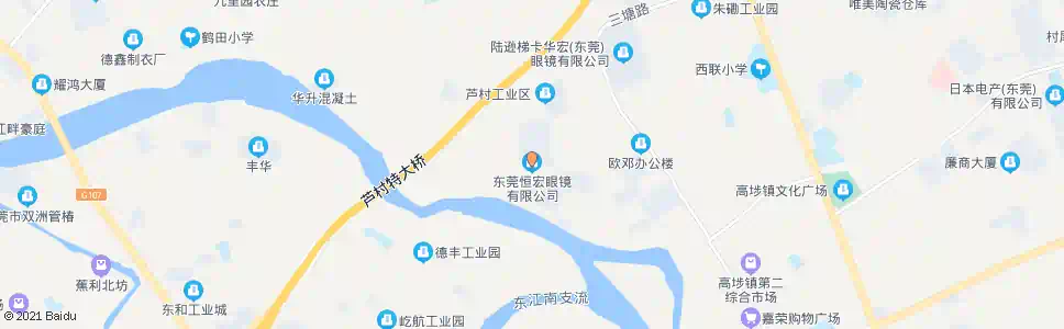 东莞建宏眼镜厂_公交站地图_东莞公交_妙搜公交查询2025