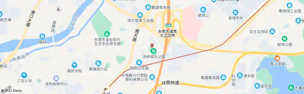 东莞赤岭公园_公交站地图_东莞公交_妙搜公交查询2025