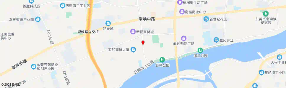 东莞下一寸路口_公交站地图_东莞公交_妙搜公交查询2025