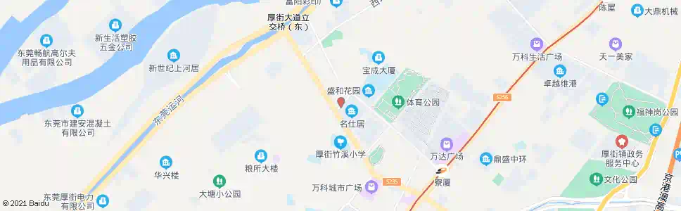 东莞东宝路_公交站地图_东莞公交_妙搜公交查询2025