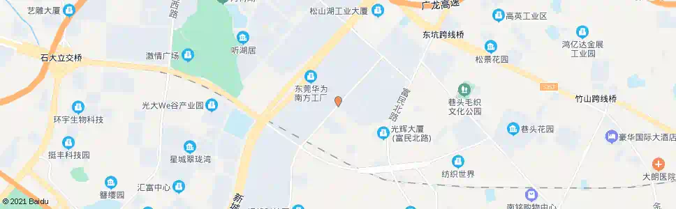 东莞竹园_公交站地图_东莞公交_妙搜公交查询2025