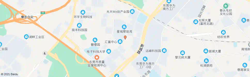 东莞金百盛产业园_公交站地图_东莞公交_妙搜公交查询2025