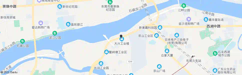 东莞丽江豪苑西_公交站地图_东莞公交_妙搜公交查询2025
