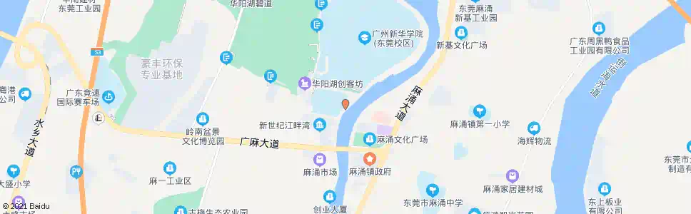 东莞麻涌一中_公交站地图_东莞公交_妙搜公交查询2025