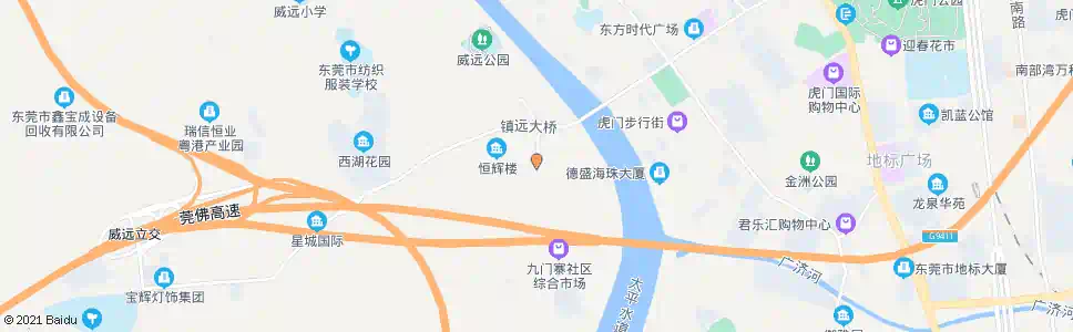 东莞九门寨社区卫生站_公交站地图_东莞公交_妙搜公交查询2025