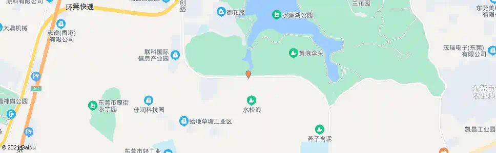 东莞水濂山路中_公交站地图_东莞公交_妙搜公交查询2025