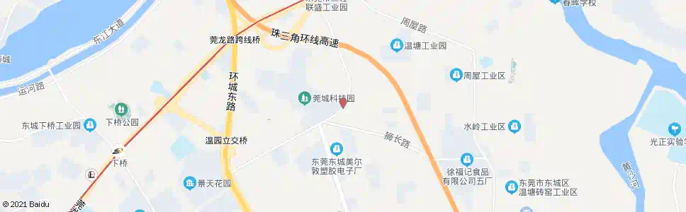 东莞莞城科技园_公交站地图_东莞公交_妙搜公交查询2025