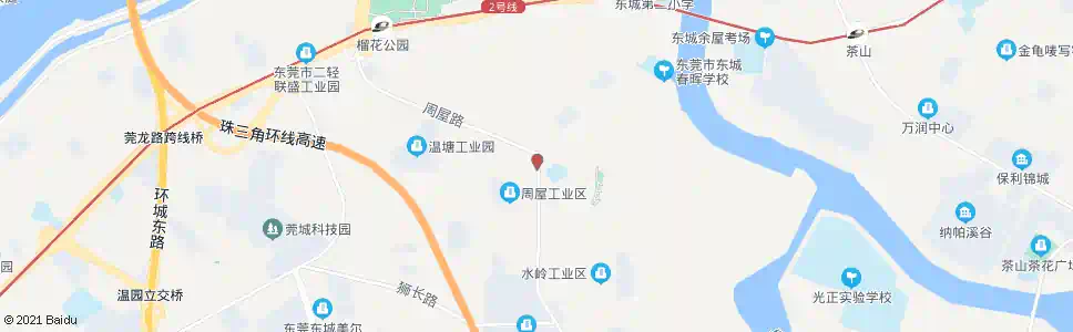 东莞周屋村_公交站地图_东莞公交_妙搜公交查询2025