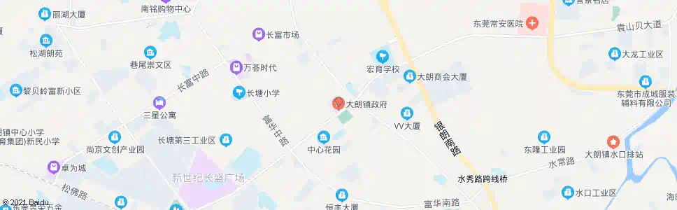东莞大朗镇政府_公交站地图_东莞公交_妙搜公交查询2025