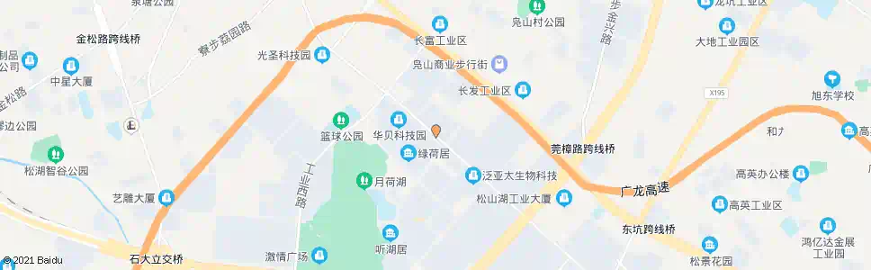 东莞工业北路西_公交站地图_东莞公交_妙搜公交查询2025