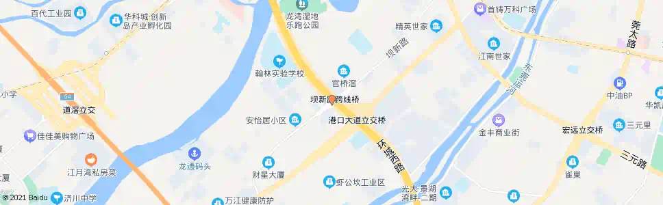 东莞坝新路口_公交站地图_东莞公交_妙搜公交查询2025