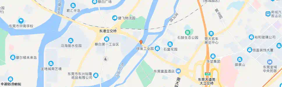 东莞厚街水道大桥(桥底)_公交站地图_东莞公交_妙搜公交查询2025