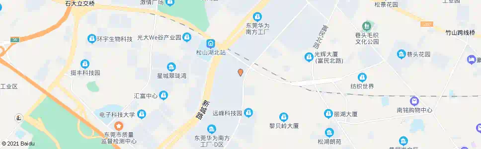 东莞华为二期_公交站地图_东莞公交_妙搜公交查询2025