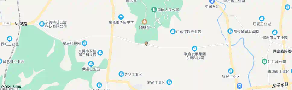 东莞凤凰福音堂_公交站地图_东莞公交_妙搜公交查询2025