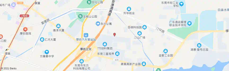 东莞tti厂北_公交站地图_东莞公交_妙搜公交查询2025