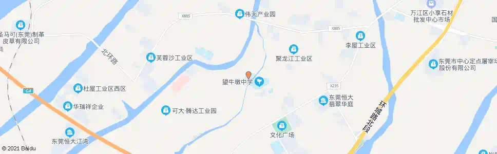 东莞望牛墩镇中心小学_公交站地图_东莞公交_妙搜公交查询2025