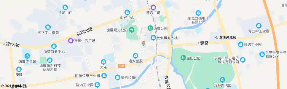 东莞塘厦实验小学_公交站地图_东莞公交_妙搜公交查询2025