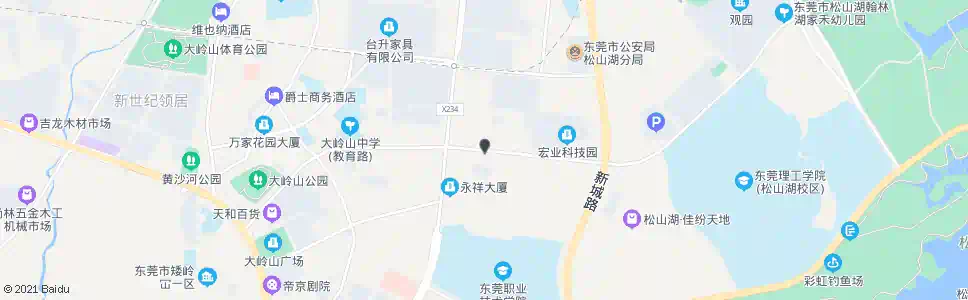 东莞元岭村_公交站地图_东莞公交_妙搜公交查询2025