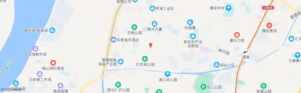 东莞涌口行口站_公交站地图_东莞公交_妙搜公交查询2025