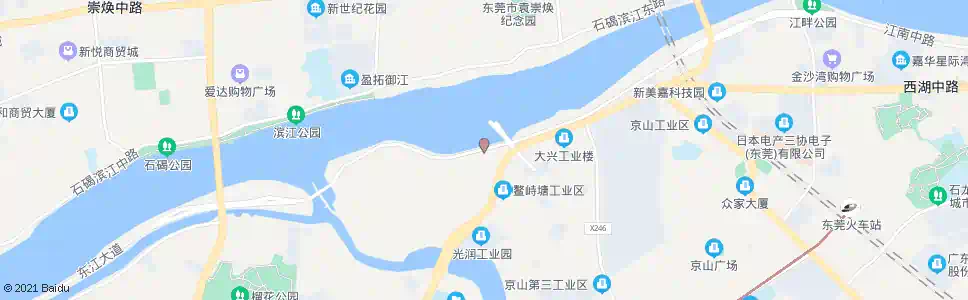 东莞鳌峙塘西_公交站地图_东莞公交_妙搜公交查询2025