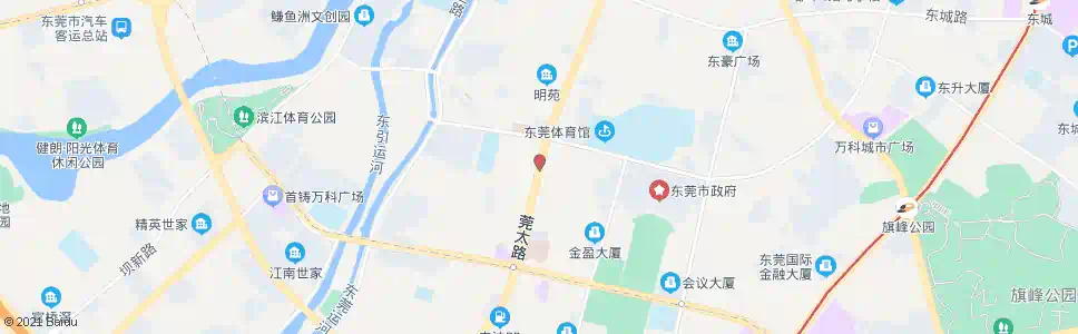 东莞体育路口_公交站地图_东莞公交_妙搜公交查询2025