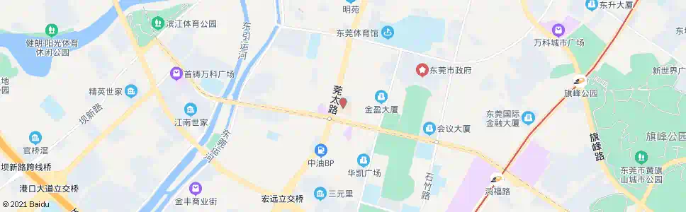 东莞南城医院_公交站地图_东莞公交_妙搜公交查询2025