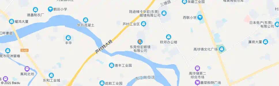 东莞欧邓村_公交站地图_东莞公交_妙搜公交查询2025