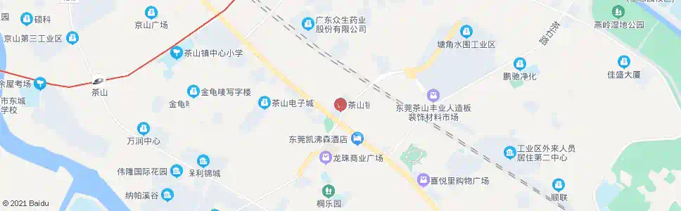 东莞茶山镇政府_公交站地图_东莞公交_妙搜公交查询2025