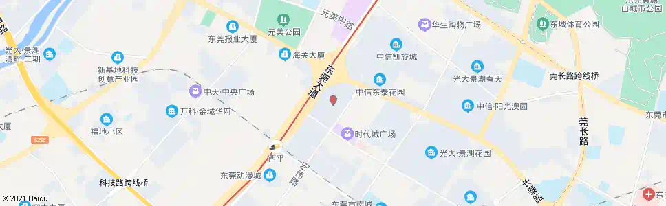 东莞金地格林小城_公交站地图_东莞公交_妙搜公交查询2025
